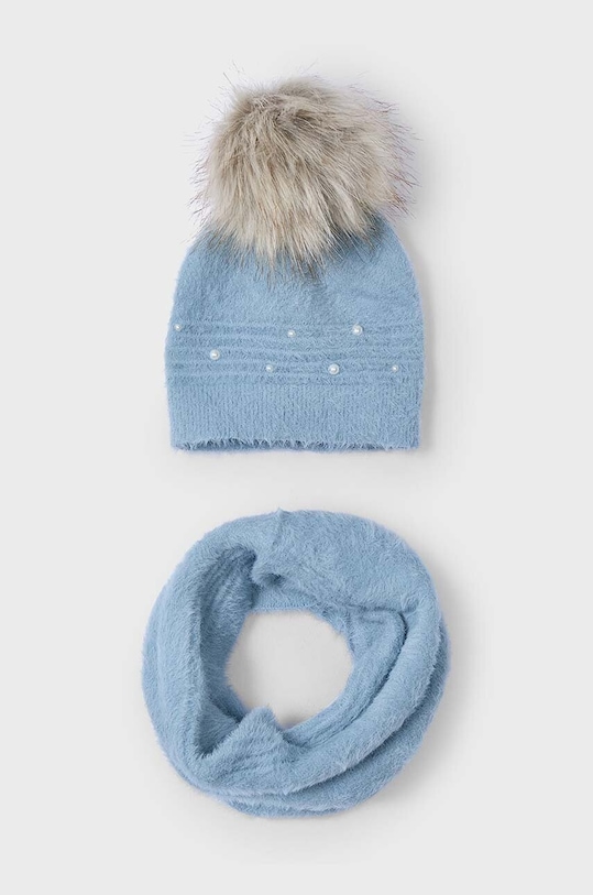 Mayoral caciula si fular copii uni albastru 10825.6B.Czapkakom.9BYH
