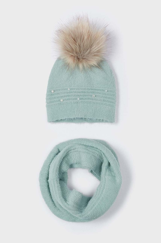 Mayoral caciula si fular copii uni turcoaz 10825.6B.Czapkakom.9BYH