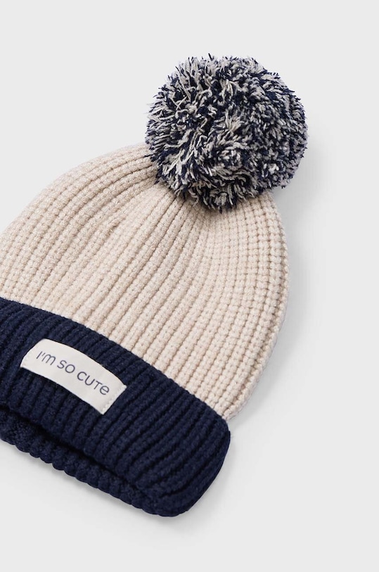 Mayoral czapka i szalik dziecięce 10827.6E.Czapkakom.9BYH granatowy AW24