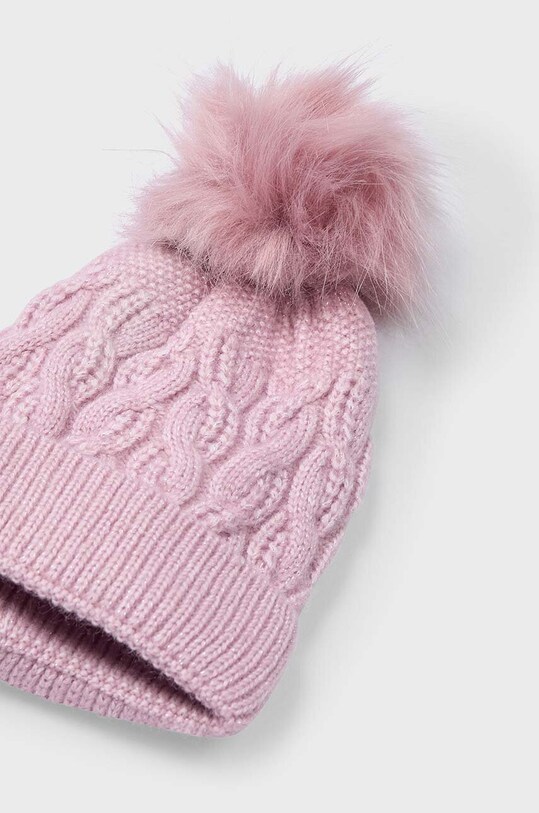 Дитяча шапка Mayoral 10834.6D.Czapki.9BYH рожевий AW24