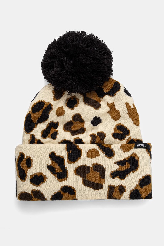 Dětská čepice Vans Chillest Pom Beanie středně silná béžová VN000J4ZDAB1