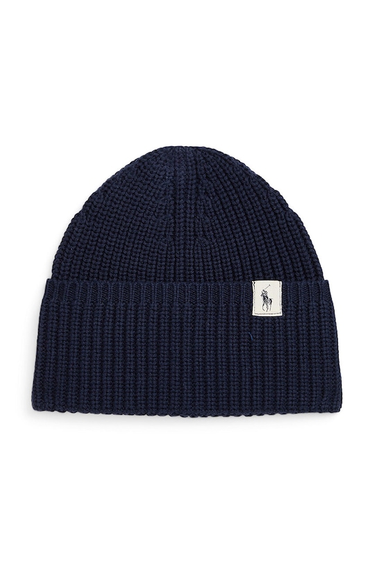 Dětská bavlněná čepice Polo Ralph Lauren bavlna černá 313950725001