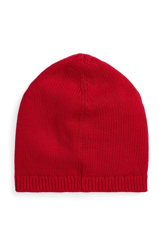 Polo Ralph Lauren czapka bawełniana dziecięca 313950739001 czerwony AW24
