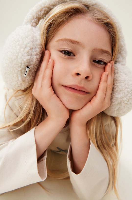 Liewood earmuffs copii Albero Pile Earwarmers LW19211 alb