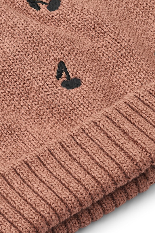 Liewood czapka bawełniana dziecięca Aster Beanie LW19416.G różowy AW24