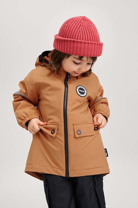 Reima czapka bawełniana dziecięca Hattara 5300057B.G.9BYH różowy