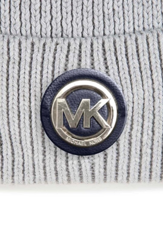 Fete Michael Kors caciula din lana pentru copii R30223. gri