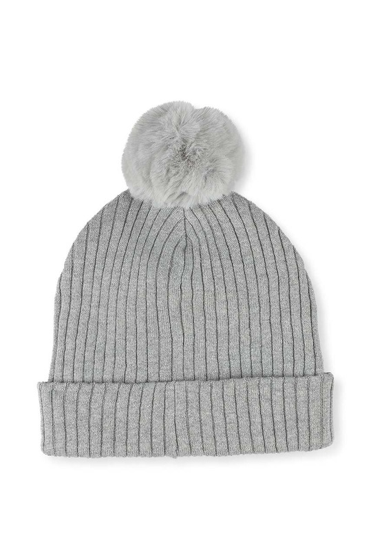 Дитяча шапка з домішкою вовни Michael Kors R30229. срібний AW24