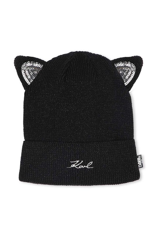 Karl Lagerfeld caciula copii uni negru Z30329.
