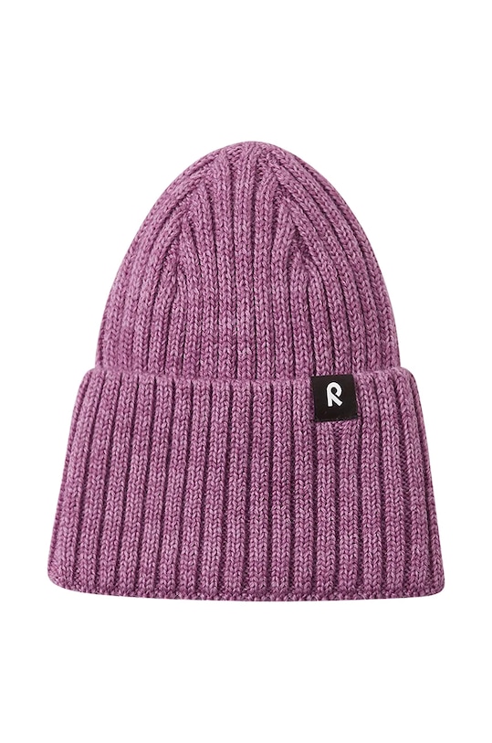 Reima czapka wełniana dziecięca Villaisa 5300282A.G.9BYH różowy AW24