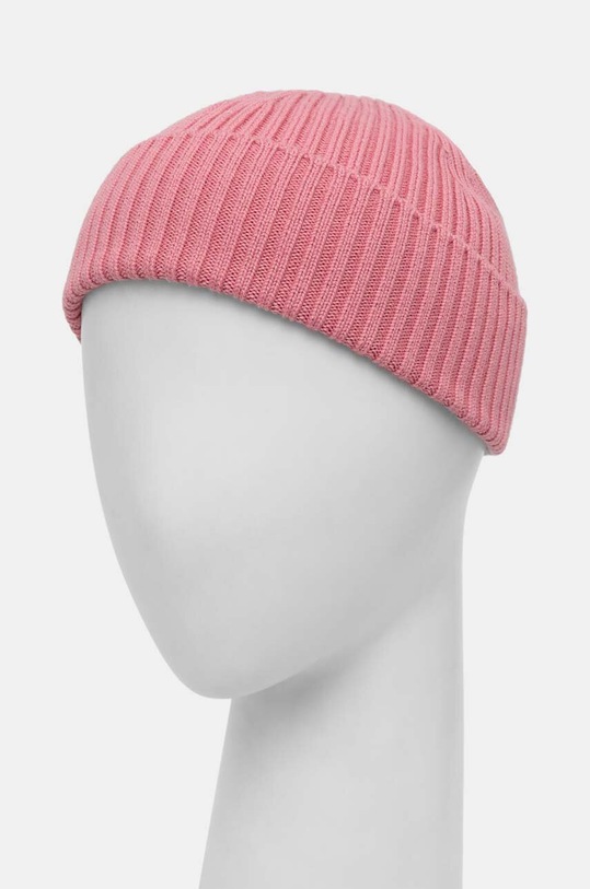 Lacoste czapka wełniana dziecięca RB2569.G różowy AW24