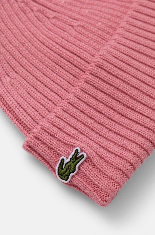 Dziewczynka Lacoste czapka wełniana dziecięca RB2569.G różowy