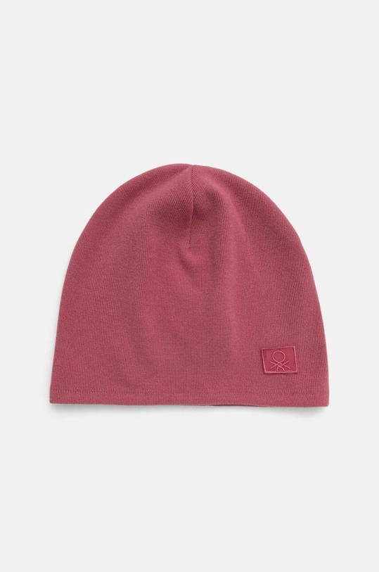 United Colors of Benetton czapka dziecięca aplikacja różowy 68F8CA026.G.Seasonal