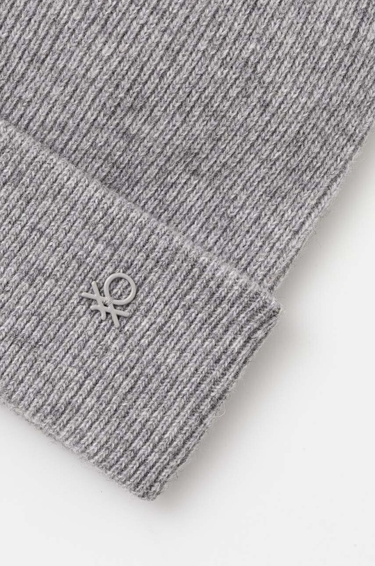 Dziewczynka United Colors of Benetton czapka wełniana dziecięca 1244CA00X.G.Seasonal szary