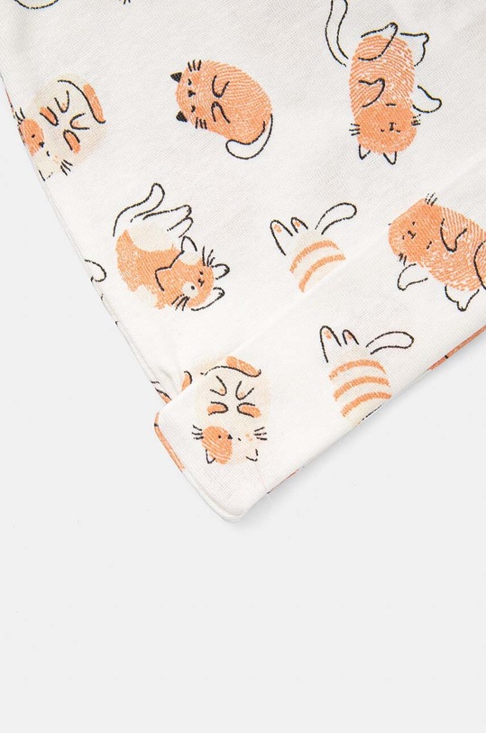 Детска шапка United Colors of Benetton (2 броя) оранжев 3FMG0A003.G.W.Seasonal