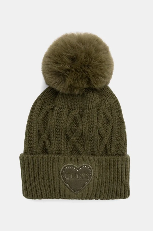 Guess czapka dziecięca aplikacja zielony J4BZ00.Z2QP0.9BYH