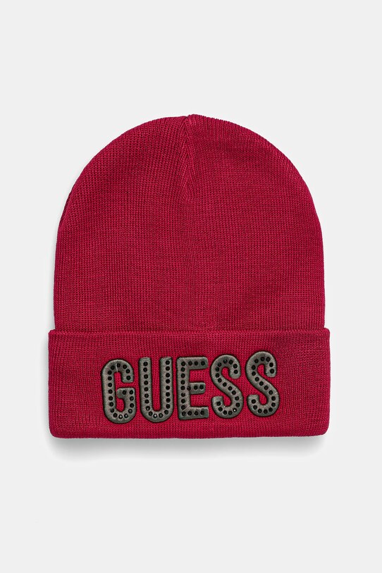 Guess căciulă copii imprimeu burgundia J0BZ12.Z2Q00.9BYH