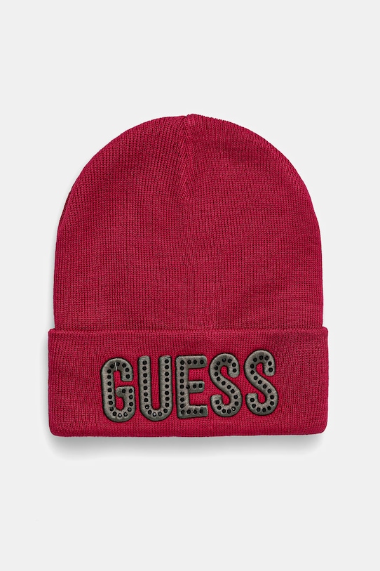 Guess berretta per bambini a maglia fine granata J0BZ12.Z2Q00.9BYH