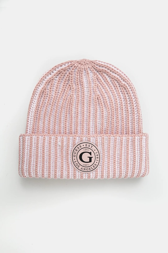 Guess czapka dziecięca aplikacja różowy H4BJ01.Z2QP0.G.9BYH