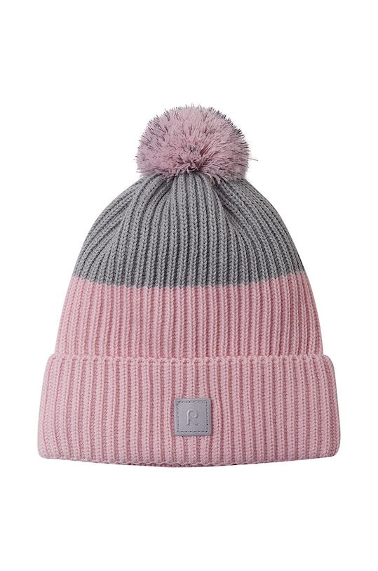 Dětská vlněná čepice Reima Pilke vlna růžová 5300085B.9BYH
