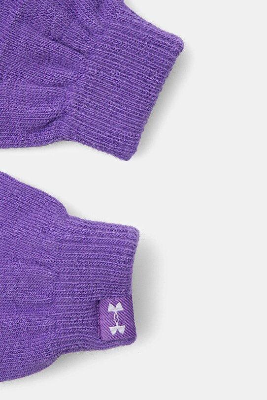 Момиче Детски шапка и ръкавици Under Armour G Beanie 1386642 виолетов