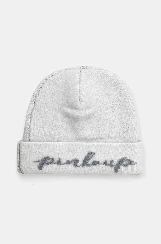 Детская шапка Pinko Up аппликация серый F4PIJGHT070