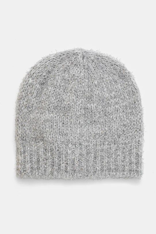 United Colors of Benetton czapka z domieszką wełny dziecięca z domieszką wełny szary 116GCA013.G.Seasonal
