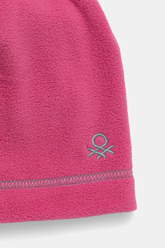 Детская шапка United Colors of Benetton 6U87CA01P.G.G.Sea.9BYH розовый AW24