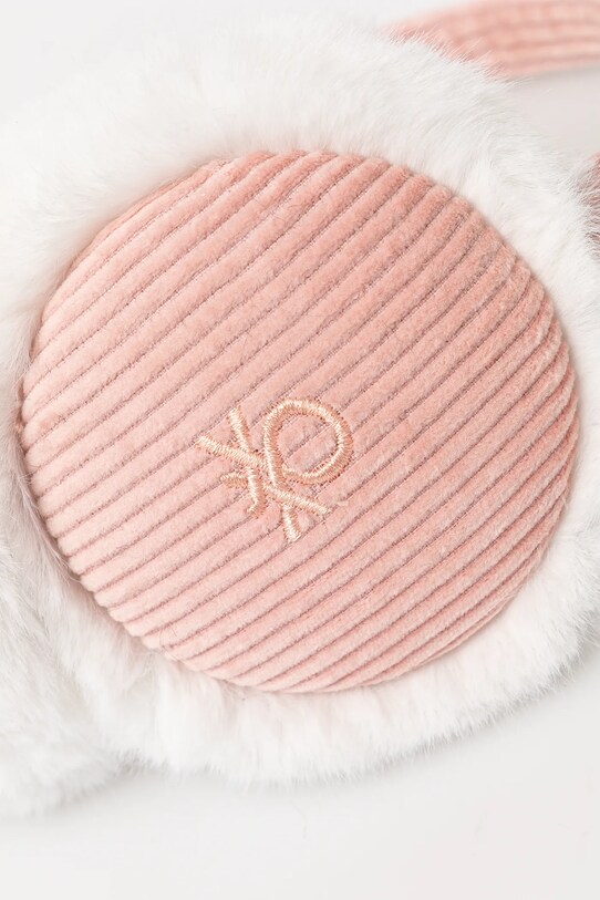 Lány United Colors of Benetton fülvédő 65QCC800P.G.Seasonal rózsaszín