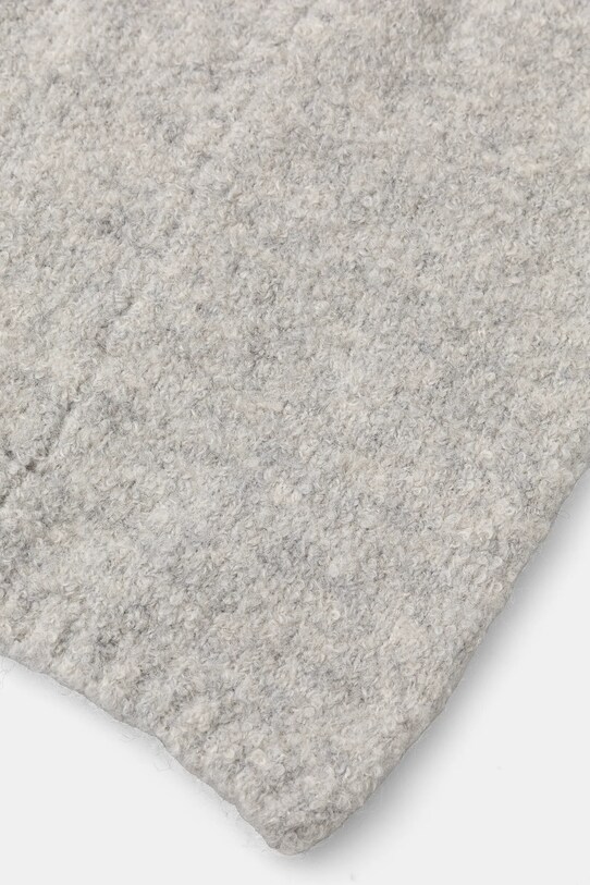 United Colors of Benetton czapka z domieszką wełny dziecięca 6RILCA02A.G.Seasonal szary AW24