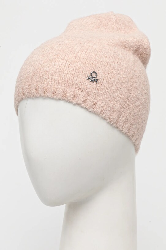 Девочка Детская шапка с примесью шерсти United Colors of Benetton 6RILCA02A.G.Seasonal розовый