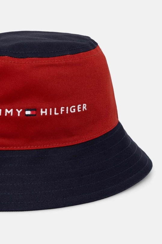 Dětský bavlněný klobouk Tommy Hilfiger AU0AU01625 námořnická modř AW24