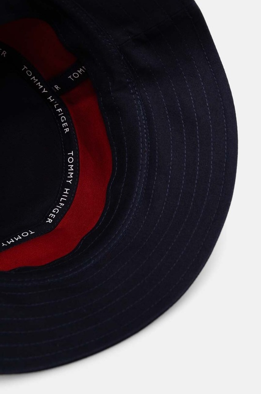 Dětský bavlněný klobouk Tommy Hilfiger námořnická modř AU0AU01625