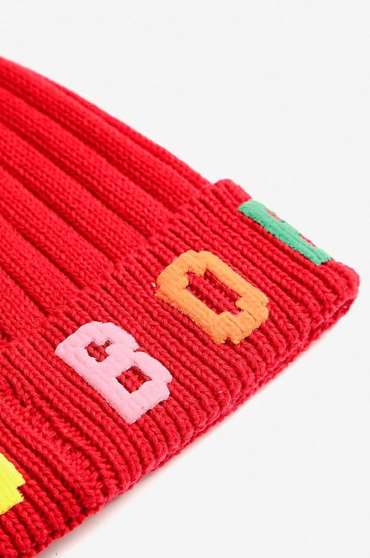 Chłopiec Bobo Choses czapka bawełniana dziecięca 224AI033 czerwony