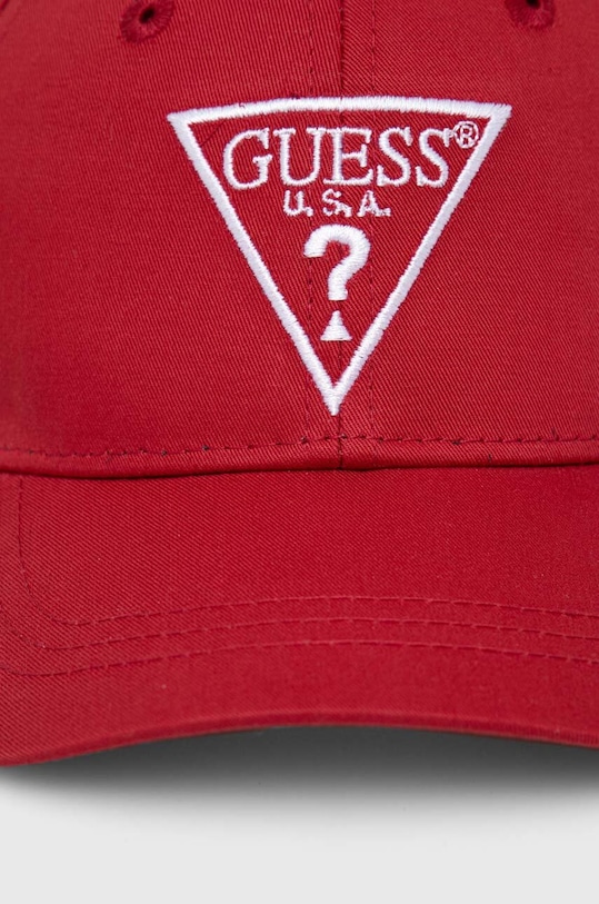 Guess cappello con visiera in cotone bambini H3GZ01.WO08O.9BYH rosso AW24