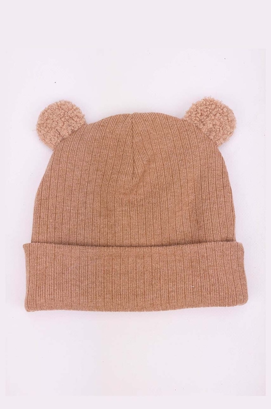 Jamiks czapka dziecięca ERDAN ERDAN.Nakrycie.JZH117 brązowy AW24