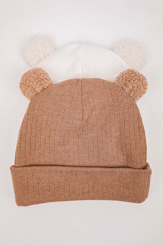 Chłopiec Jamiks czapka dziecięca ERDAN ERDAN.Nakrycie.JZH117 brązowy