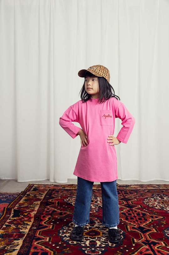 Mini Rodini șapcă din bumbac pentru copii Dog 2476510513 galben