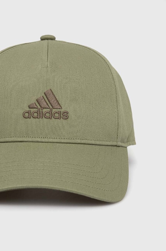 Pamučna kapa sa šiltom za bebe adidas Performance LK CAP IY7825 zelena AW24