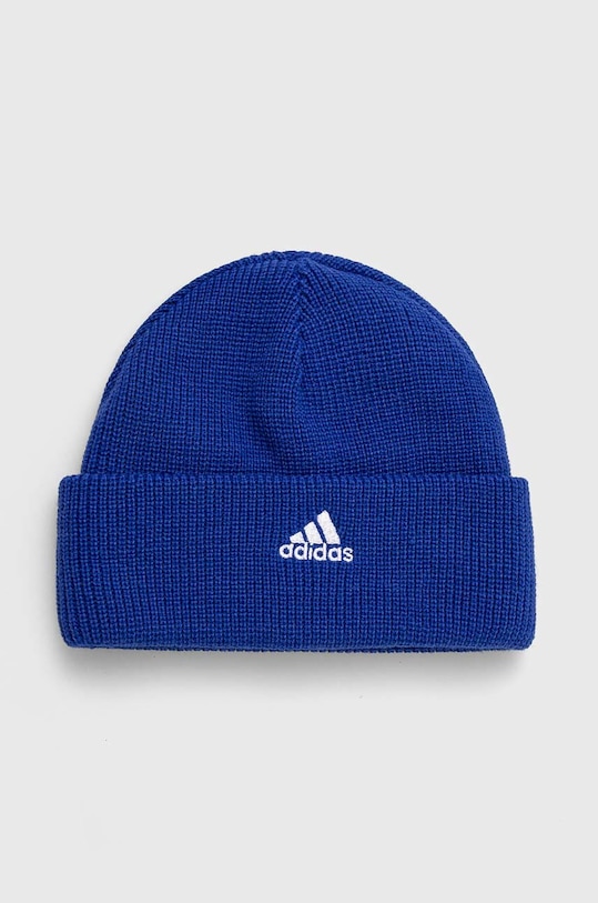 Detská čiapka adidas Performance LK BEANIE hrubá modrá IY7843