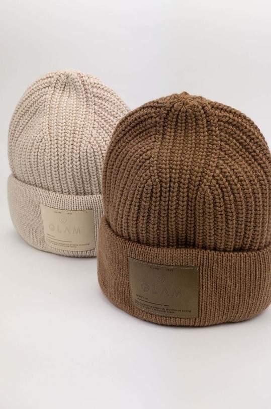 Chlapec Detská čiapka s prímesou vlny Jamiks DANIELLE DANIELLE.NAK.gl.JZH334 béžová