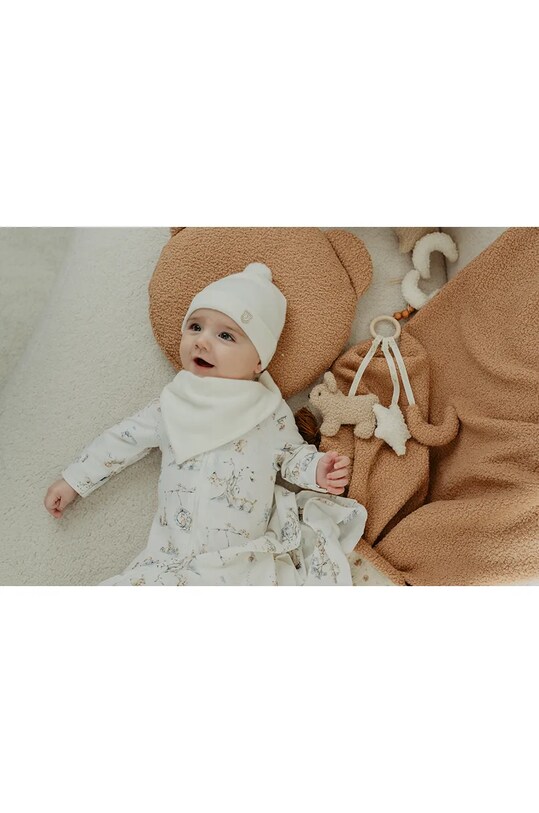 Detská čiapka Jamiks DIMITRI II DIMITRI.II.Na.gl.JZH287 béžová AW24