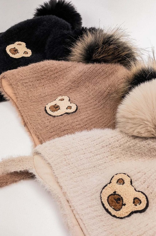 Jamiks czapka z domieszką wełny dziecięca LINDOR IIA brązowy LINDOR.IIA.Na.gl.JZH397