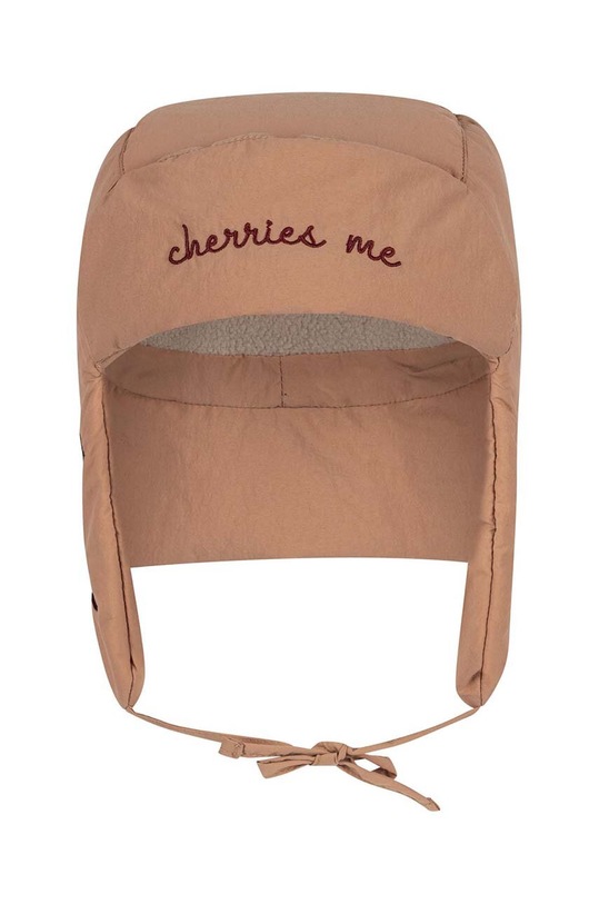 Chłopiec Konges Sløjd czapka dziecięca JUNO HAT KS101247 pomarańczowy