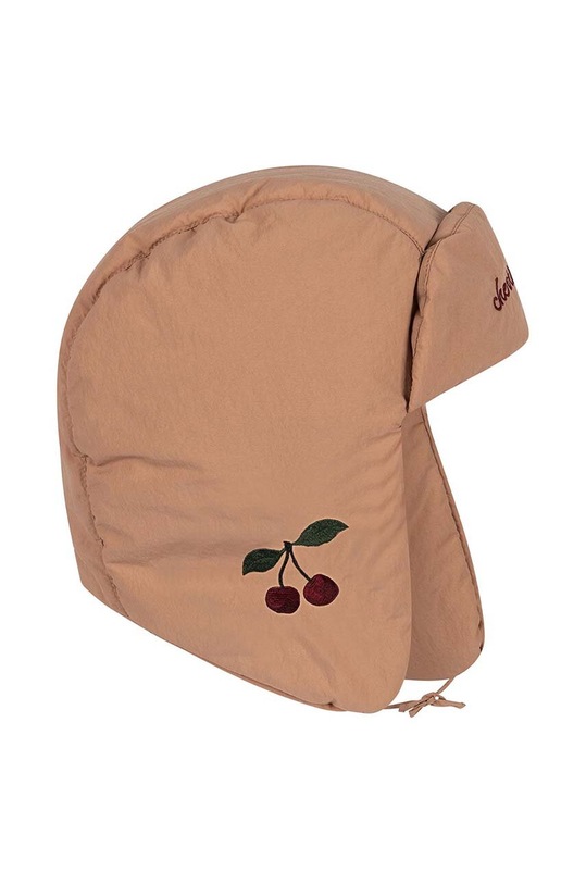 Konges Sløjd czapka dziecięca JUNO HAT pomarańczowy KS101247