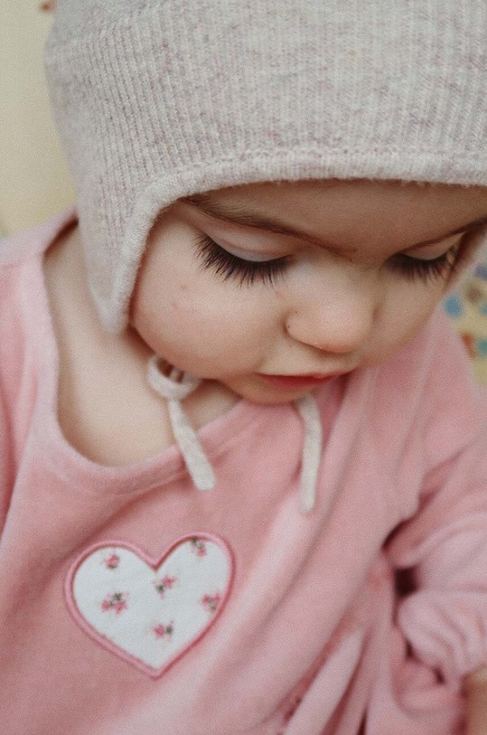 Dětská vlněná čepice Konges Sløjd MINO KNIT HELMET KS101615 béžová