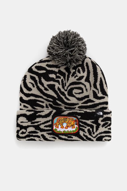Detská čiapka The North Face SKI TUKE stredne hrubá čierna NF0A7WJ84O61