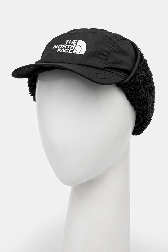 Παιδικό καπέλο μπέιζμπολ The North Face SHASTA TRAPPER NF0A888FYU31 μαύρο