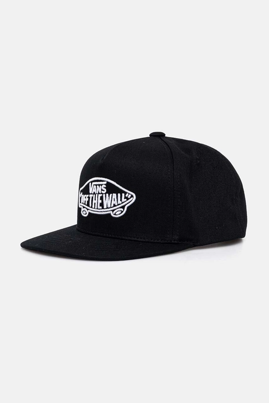 Dětská bavlněná kšiltovka Vans Classicans Snapback bavlna černá VN000J4VBLK1