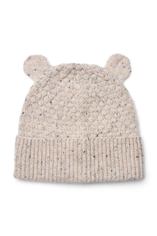 Liewood șapcă de lână pentru copii Miller Beanie With Ears LW15090 bej AW24